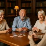 domus seniorum - einige Senioren spielen Karten