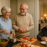 domus seniorum - ältere Menschen in der Küche